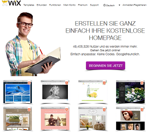 screen Wix.com