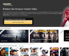 Amazon Instant Video screen